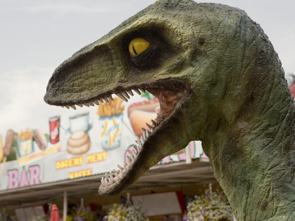 Dinosaurie på Ölands Djurpark