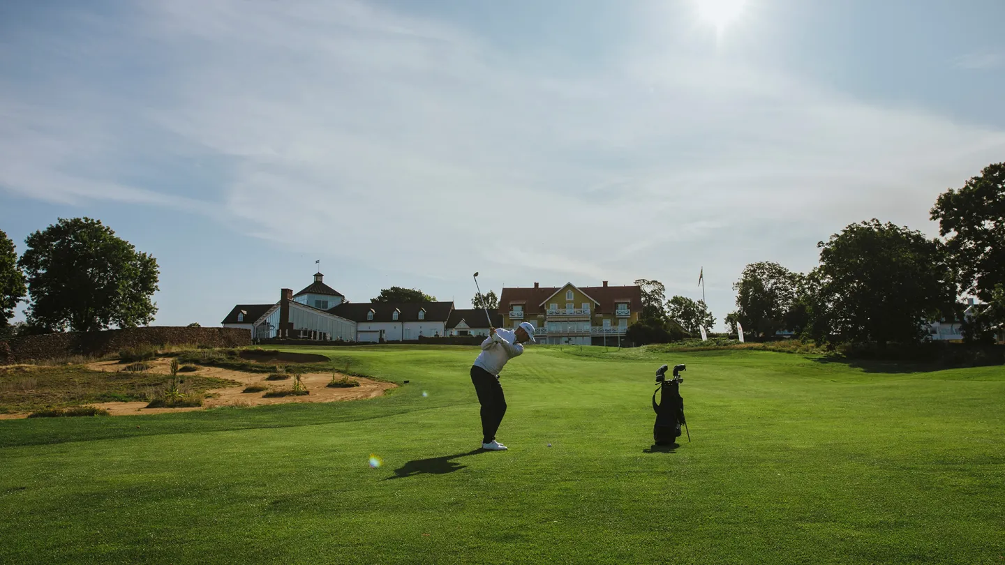 Golf på Ekerum en sensommardag